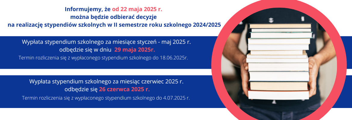 Stypendia szkolne 2024-2025